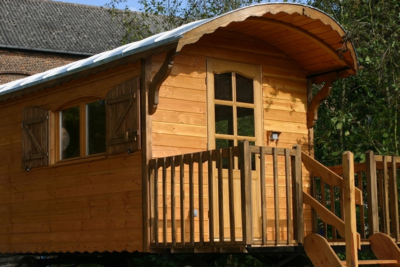 Roulotte près de Senlis. 