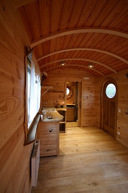 Roulotte près de Agly pyrénées orientales.