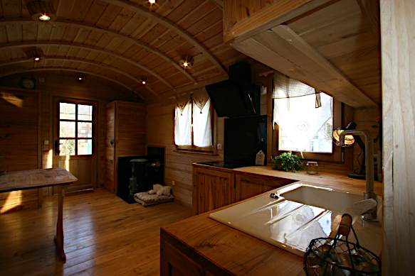 Roulotte toute équipée dans L'Allier en Auvergne.