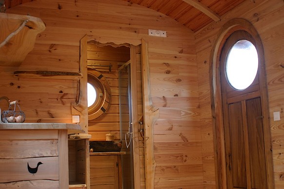 roulotte proche de Canet en Rousillon dans les pyrénées Orientales.