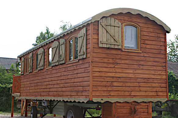 Roulotte près de Colmar. 