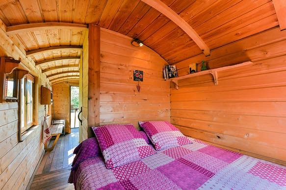 Roulotte près de Digne les Bains. 