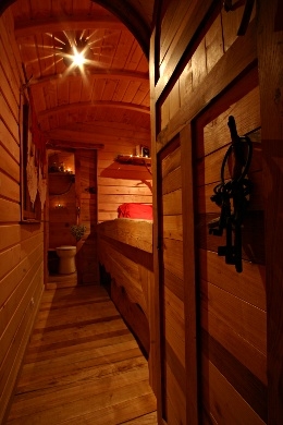 Prolongement de la chambre et de la douche.