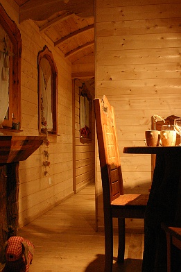 Séjour de la roulotte.