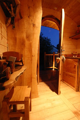 roulotte dans les gorges de l'herault