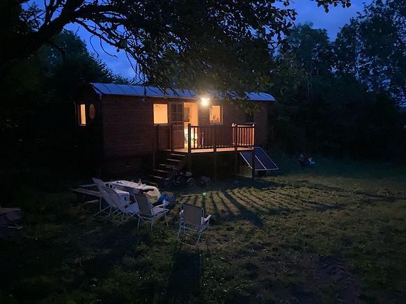 roulotte installé dans l'Aveyron. 