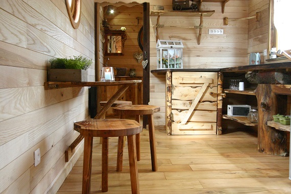 Photo intérieur des roulottes 3