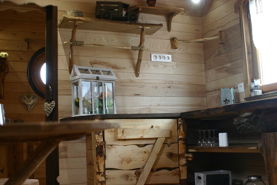 Photo intérieur des roulottes 13