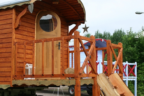 Roulotte installée en Bourgogne/Franche-Compté