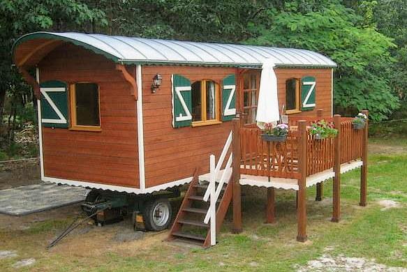 Roulotte dans les Landes près de Dax.