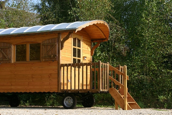 Roulotte près de Beauvais.