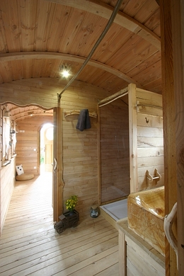 Meuble naturel de la roulotte