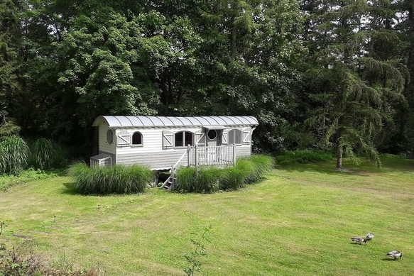 Roulotte qui se situe près de Pairi Daiza en Belgique.