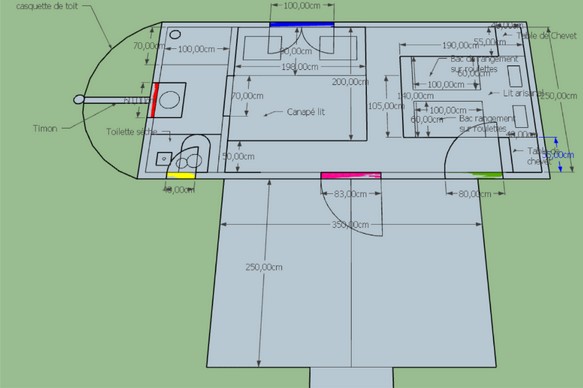 roulotte plan en Moselle.