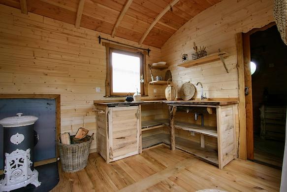 roulotte près de Compiegne. 