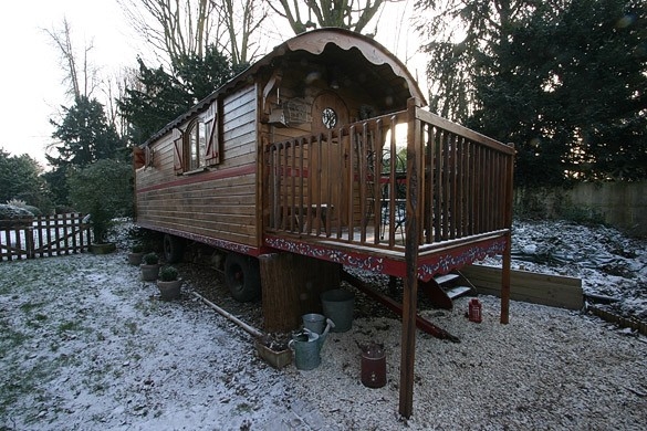 roulotte présentée au salon Aménago à Lille