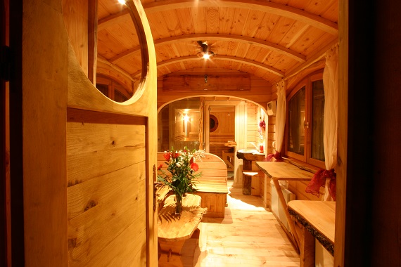 Photo intérieur des roulottes spa sauna 2