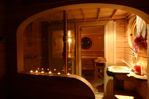 Photo intérieur des roulottes spa sauna 8