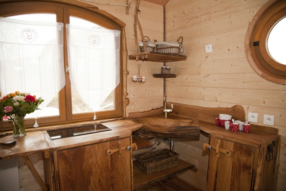 Roulotte près de Tarascon. 