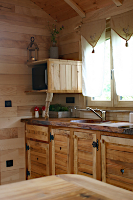 Cuisine en Merisier..