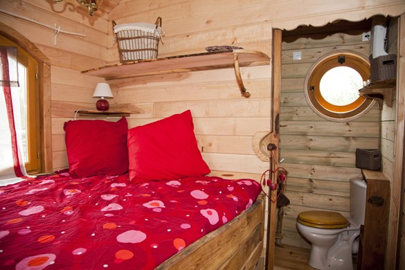 roulotte près de Tarbes. 