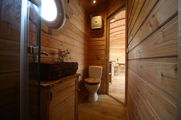 Roulotte salle de bain Morzine.