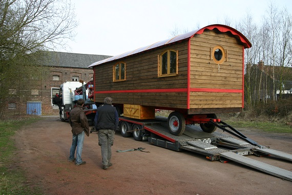 photo transport des roulottes vers nos clients 1