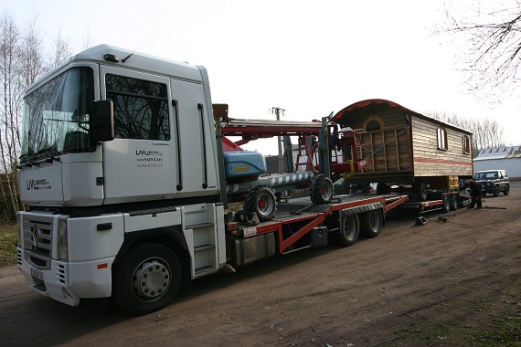 photo transport des roulottes vers nos clients 2